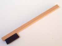 Wood tooth-style cleaning brush