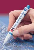 Flex conductive pen with micro tip
