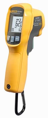 Fluke 62 MAX+/323/1AC Infrared      Thermometer Clamp Meter & Voltage  D