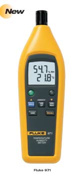 Fluke 971  Temperature and Humidity Meter