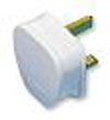 13 amp white mains plug - 13A fuse.