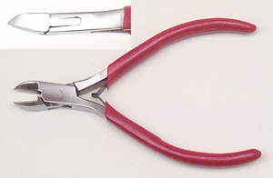 Side Cutter semi flush 125mm        Red PVC handle
