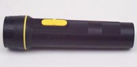 Torch large black plastic