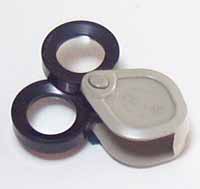 Double folding magnifier