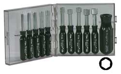 Mini Nut driver set 10 piece metric