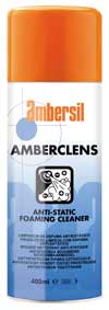 Ambersil Amberclens Anti-Static     Foaming Cleaner Aerosol 400ml