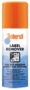 Ambersil Label Remover              Aerosol 200ml