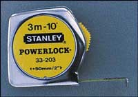 Stanley Power Lock tape measures