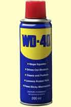 WD40 maintenance lubricating fluid
